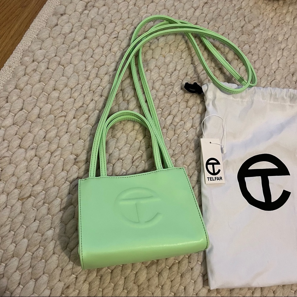 Telfar Global Small Double Mint Shopping Bag AUTHENTIC with receipt and tags